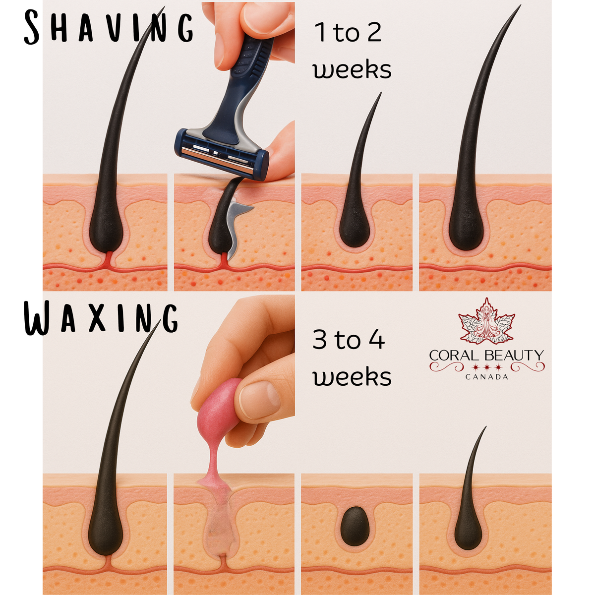 Shaving vs Waxing: Which Is Better? | Coral Beauty USA
