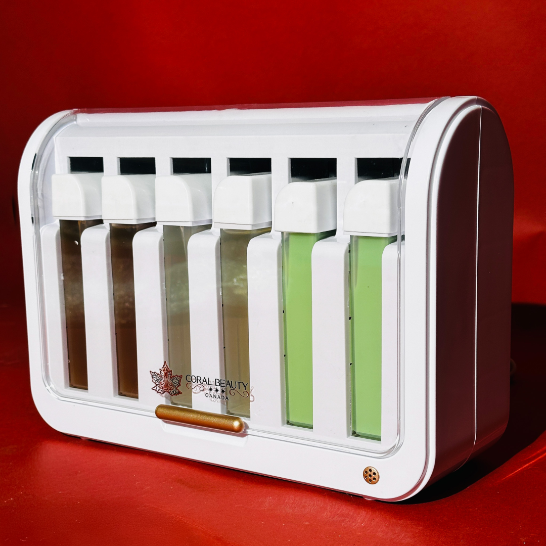 Coral Beauty 6 Chamber Soft Wax Cartridge Warmer