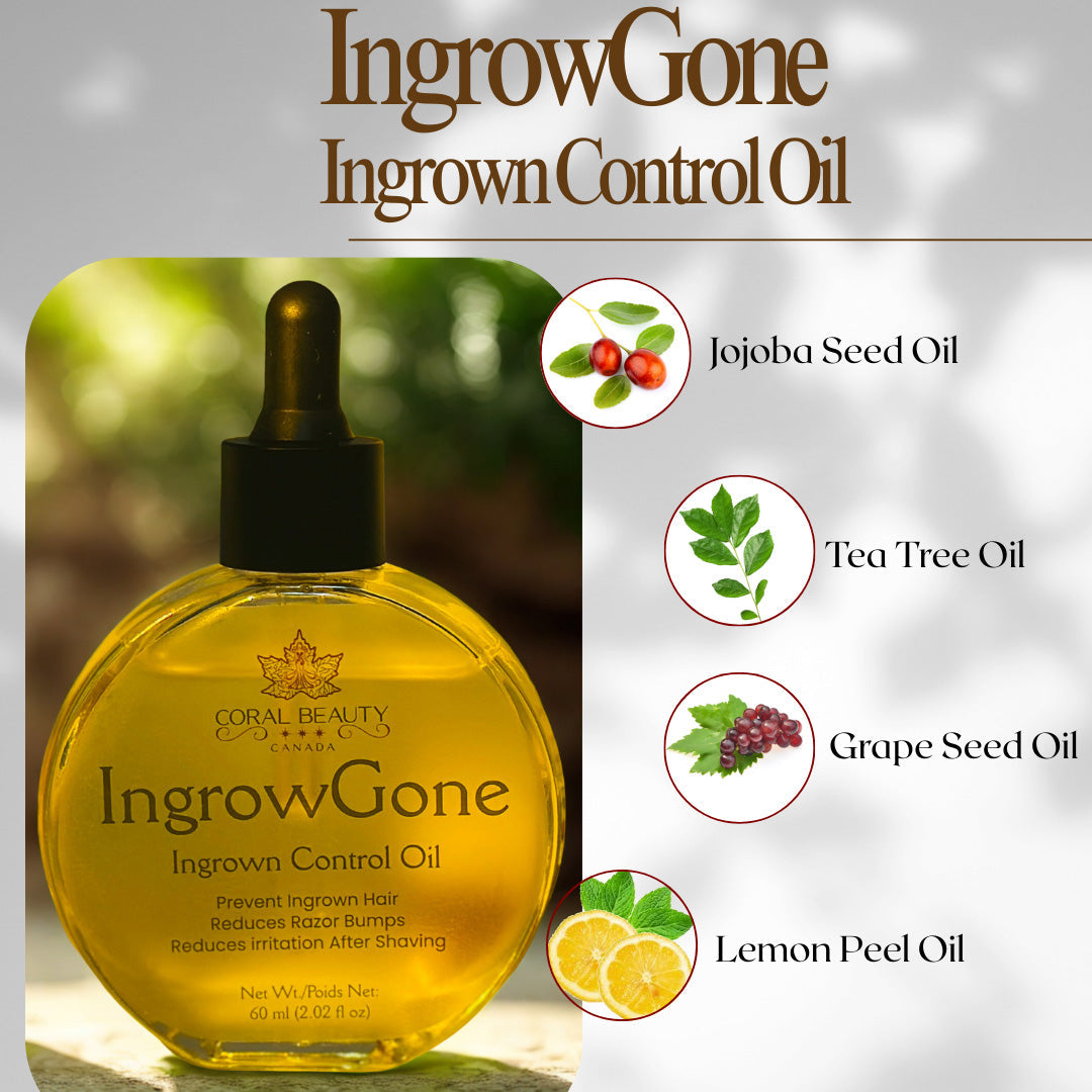 ingrown hair prevention oil for skin and body