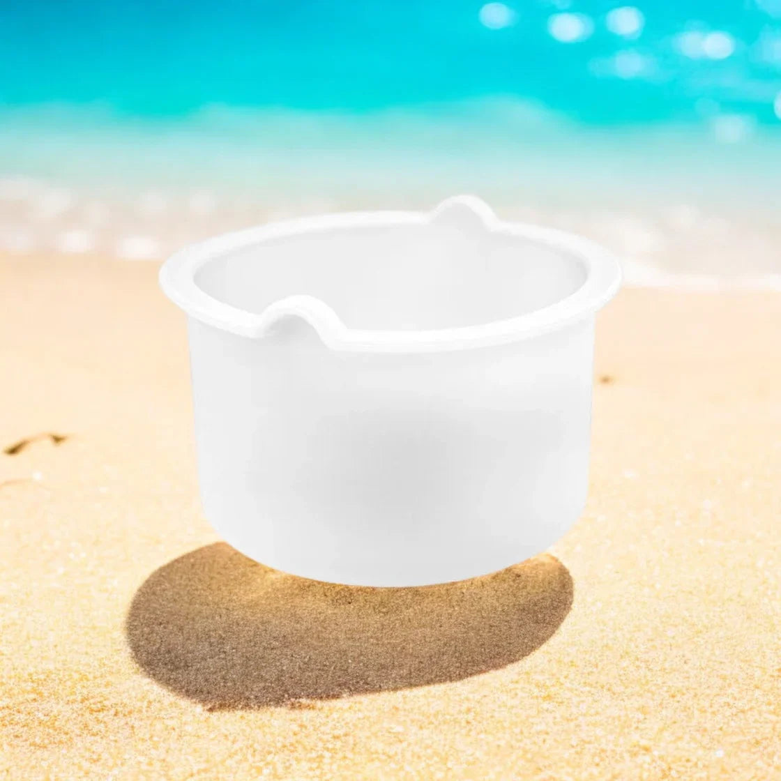 silicon insert/liner for double wax warmer